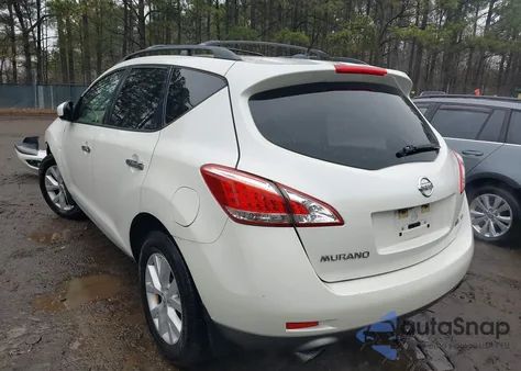 2012 Nissan Murano Sl из США, поврежденный, VIN JN8AZ1MW6CW208646